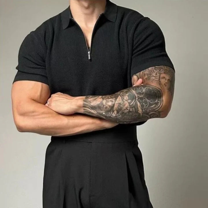 Monarch Zip Muscle Shirt