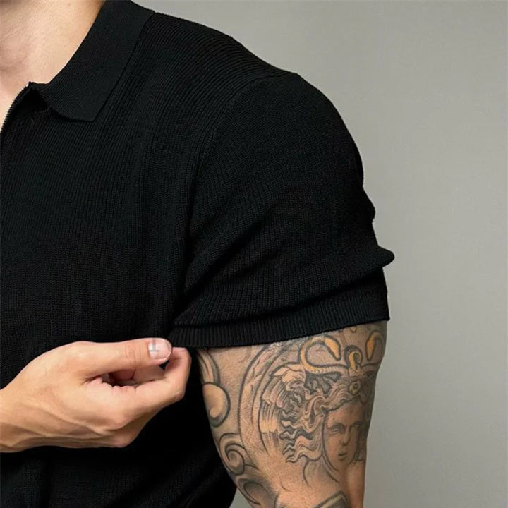 Monarch Zip Muscle Shirt