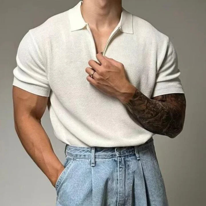 Monarch Zip Muscle Shirt