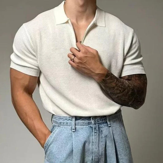 Monarch Zip Muscle Shirt