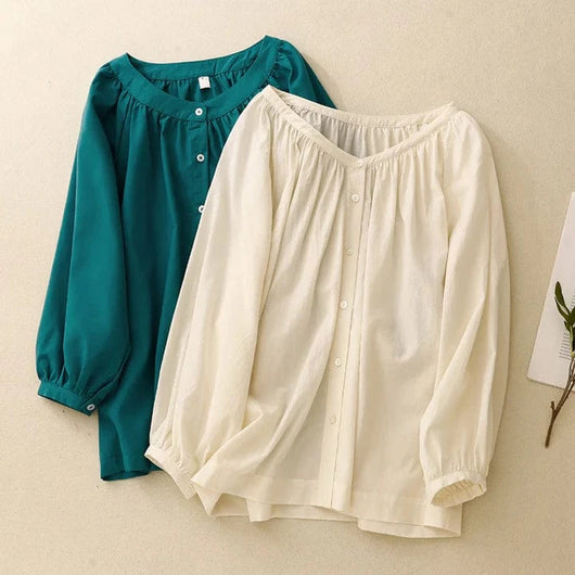 Alma Linen Blouse