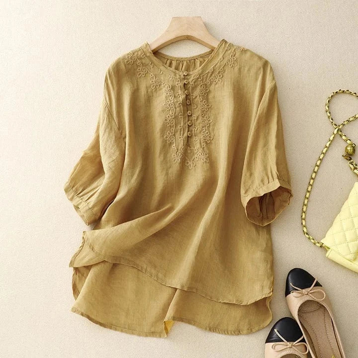 Allison Linen Blouse