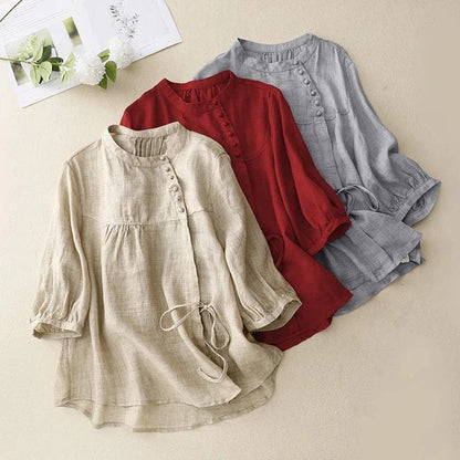Heidi Linen Blouse