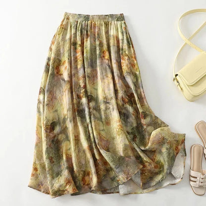 Gloria Linen Skirt