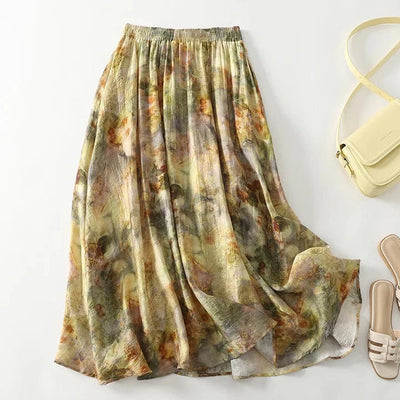 Gloria Linen Skirt