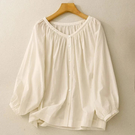 Alma Linen Blouse