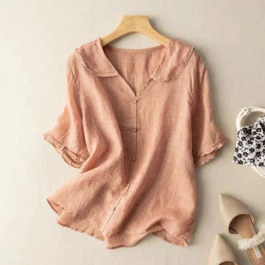 Adele Linen Blouse