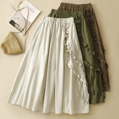 Hannah Linen Skirt