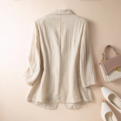 Ella Linen Blazer