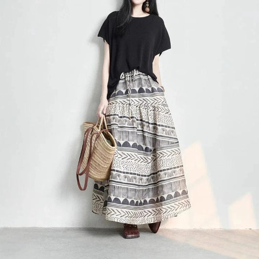 Alina Linen Skirt