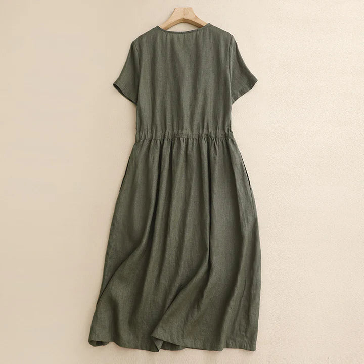 EMILY LINEN DRESS