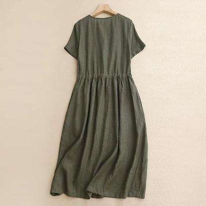 EMILY LINEN DRESS