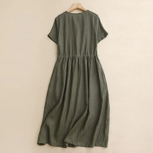 EMILY LINEN DRESS
