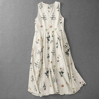 Dorin Linen Dress
