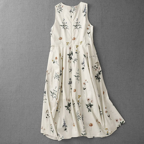 Dorin Linen Dress