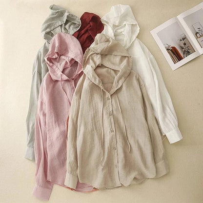 Adele Linen Hoodie