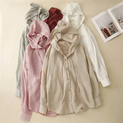 Bloom Linen Hoodie