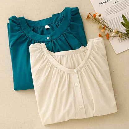 Alma Linen Blouse
