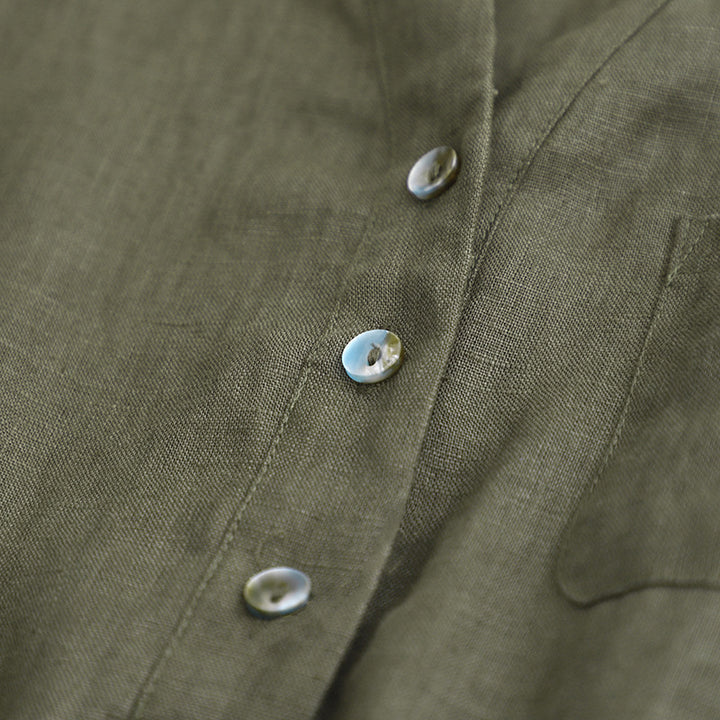 EMILY LINEN DRESS