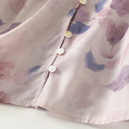 Dorin Linen Blouse