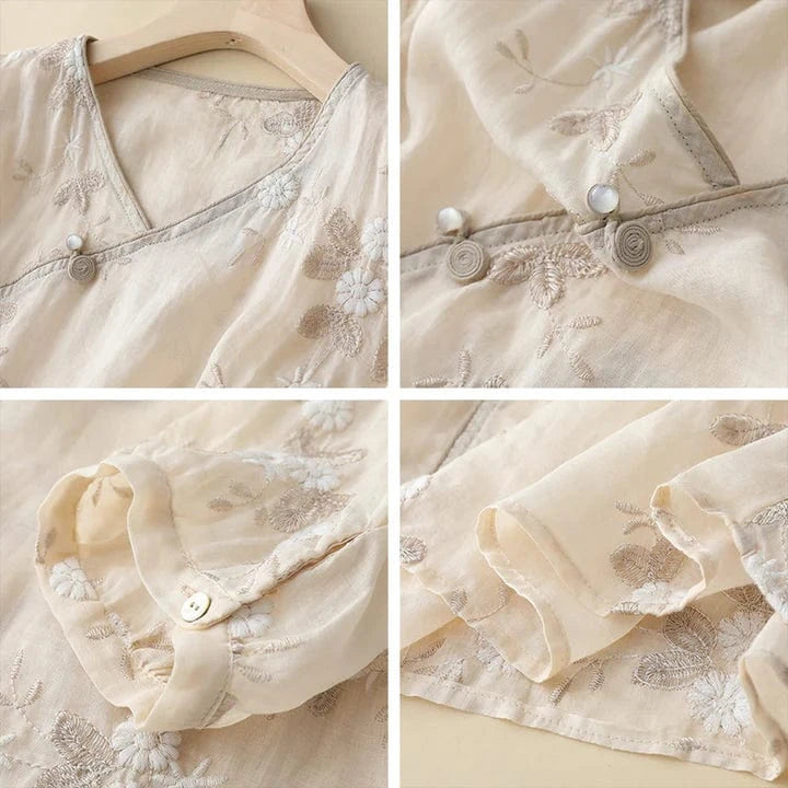 Alina Linen Blouse