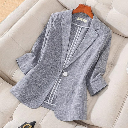 Alora™ Linen Blazer