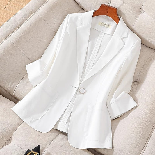Alora™ Linen Blazer