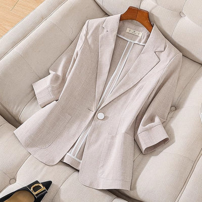Alora™ Linen Blazer