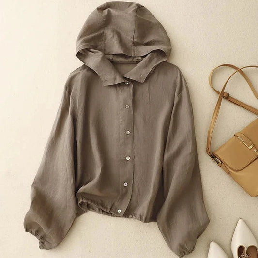 Jenny Linen Hoodie