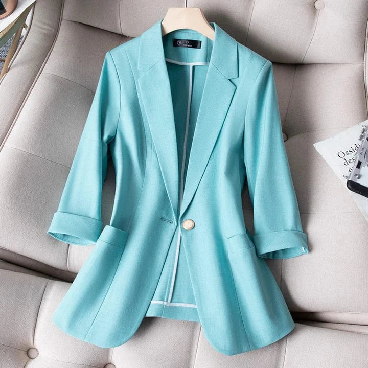 Silvia Linen Blazer