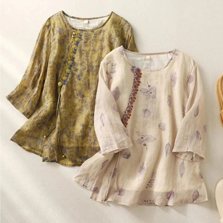 Noy™ Linen Blouse