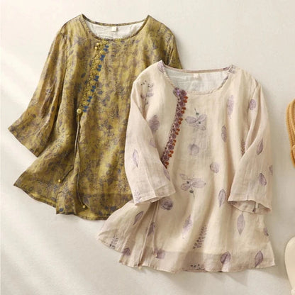 Noy™ Linen Blouse