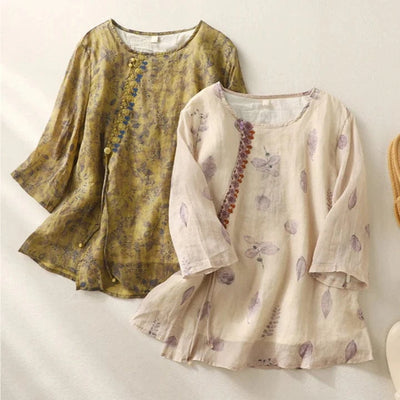 Noy™ Linen Blouse