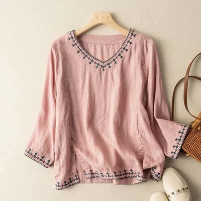 Melissa Linen Blouse