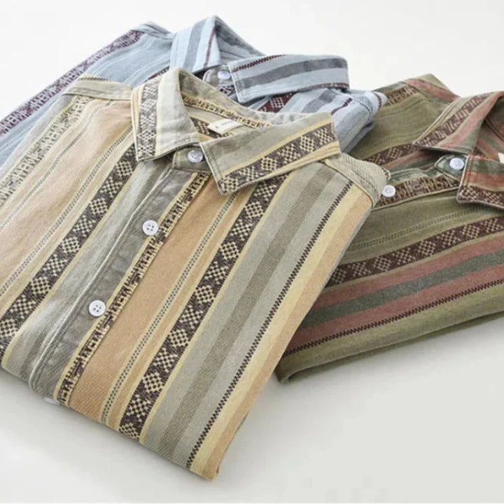 Molana™ Vintage Linen Shirt