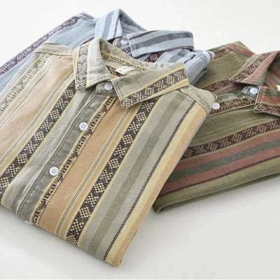 Molana™ Vintage Linen Shirt
