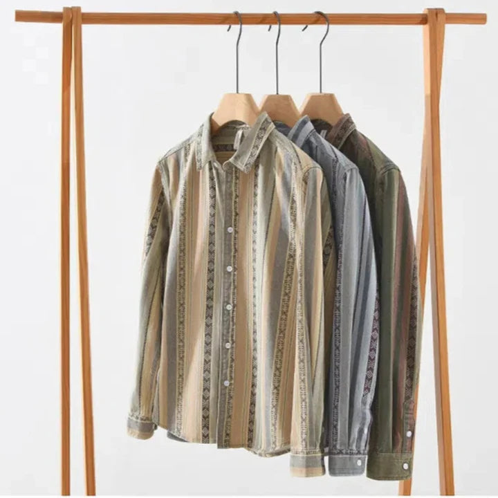Molana™ Vintage Linen Shirt