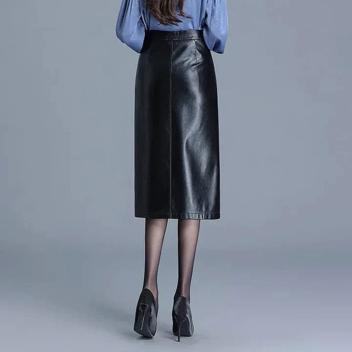 Tamara Leather Skirt