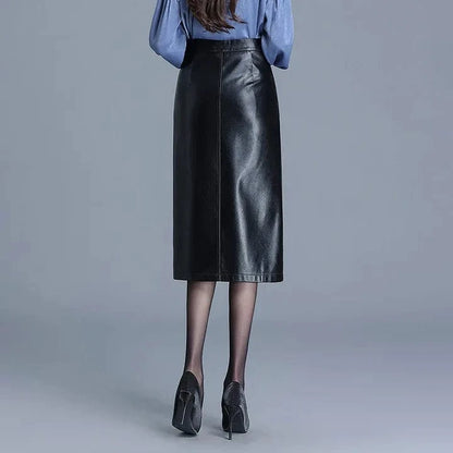 Tamara Leather Skirt
