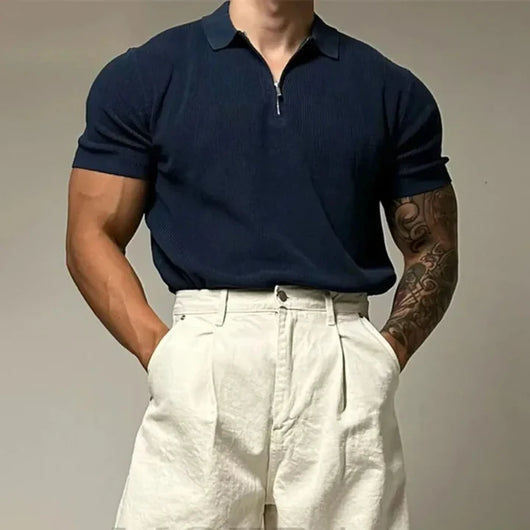 Monarch Zip Muscle Shirt