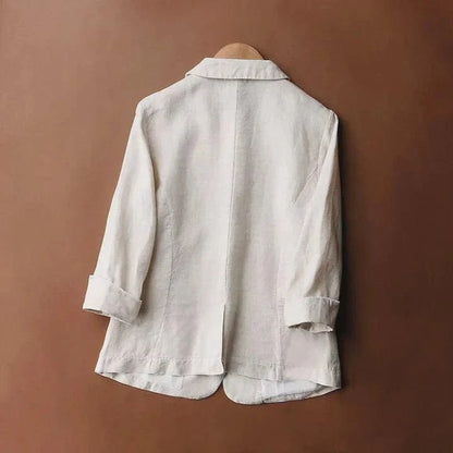Alena Linen Blazer