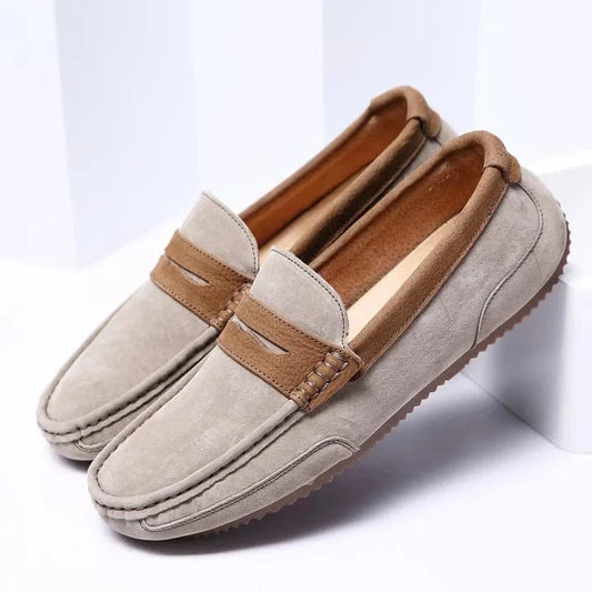 Genuine Suede Loafers