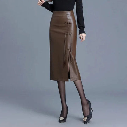 Tamara Leather Skirt