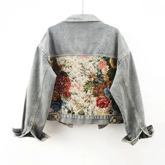 Hayley Floral Denim Jacket
