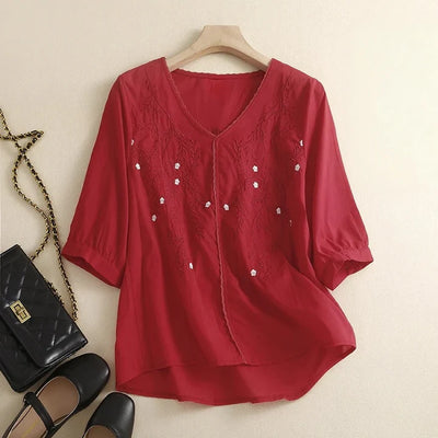BONNIE LINEN BLOUSE