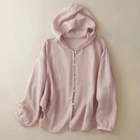 PAIGE LINEN HOODIE