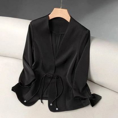 Madina Silk Blazer