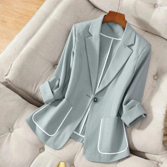 Amelia Linen Blazer