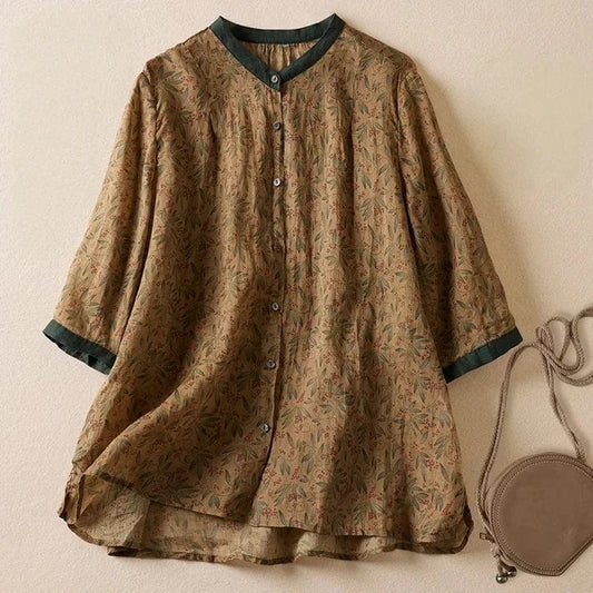 Dana Linen Blouse