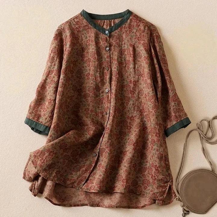 Dana Linen Blouse